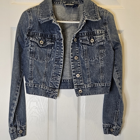 High Sierra Cropped Denim Jacket - Picture 1 of 1